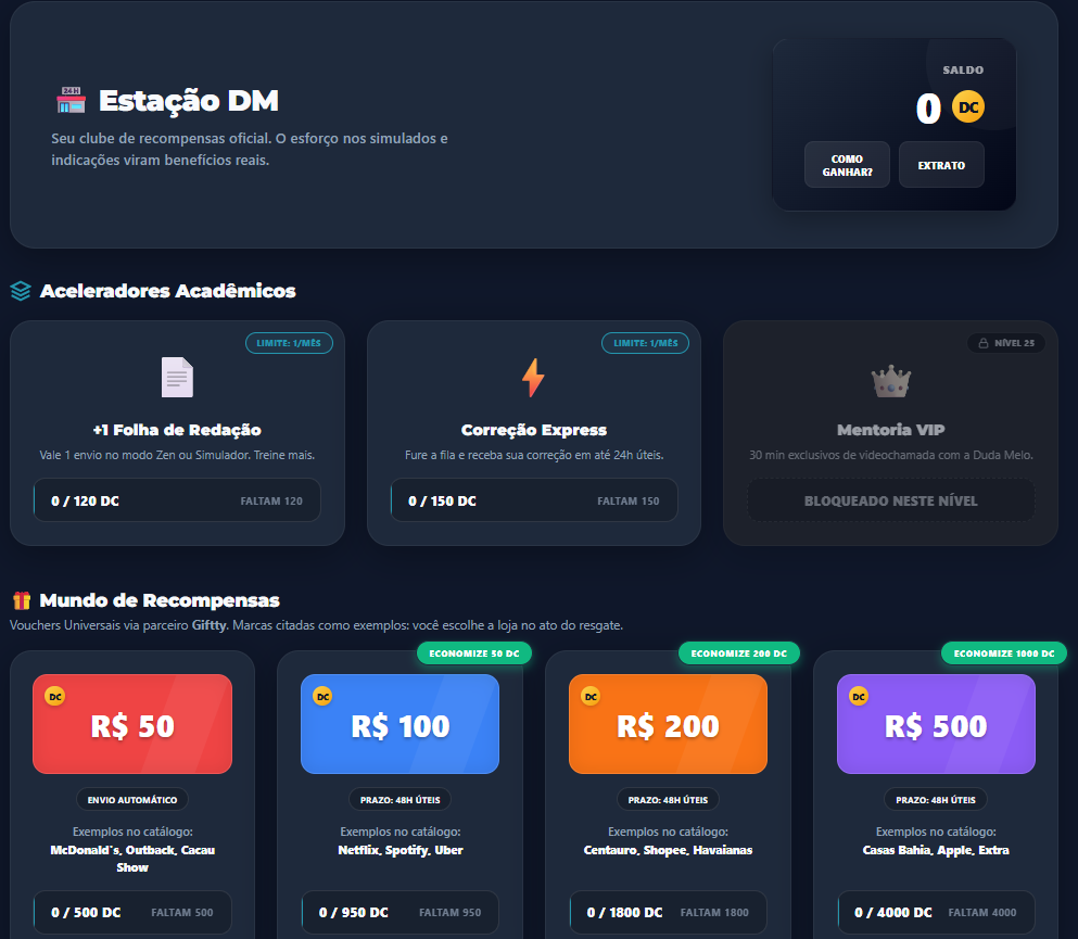 Estação DM e DudaCoins